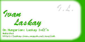 ivan laskay business card